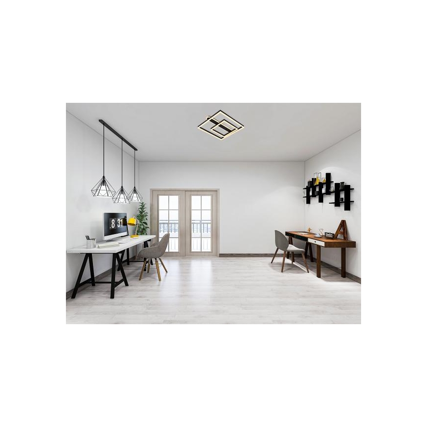 LED Stmievateľné stropné svietidlo LED/95W/230V 3000-6500K + diaľkové ovládanie