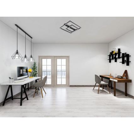 LED Stmievateľné stropné svietidlo LED/95W/230V 3000-6500K + diaľkové ovládanie