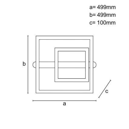 LED Stmievateľné stropné svietidlo LED/95W/230V 3000-6500K + diaľkové ovládanie