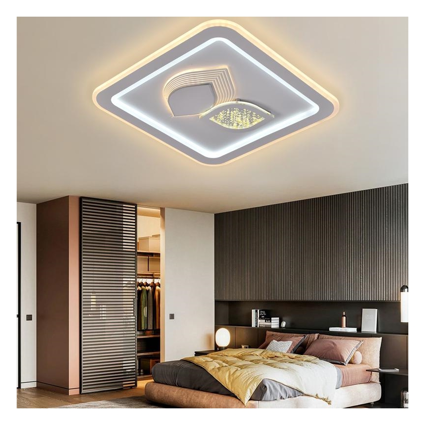 LED Stmievateľné stropné svietidlo LED/95W/230V 3000-6500K + diaľkové ovládanie