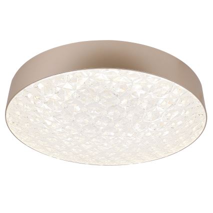 LED Stmievateľné stropné svietidlo LUXON LED/60W/230V 2800-6500K béžová + diaľkové ovládanie