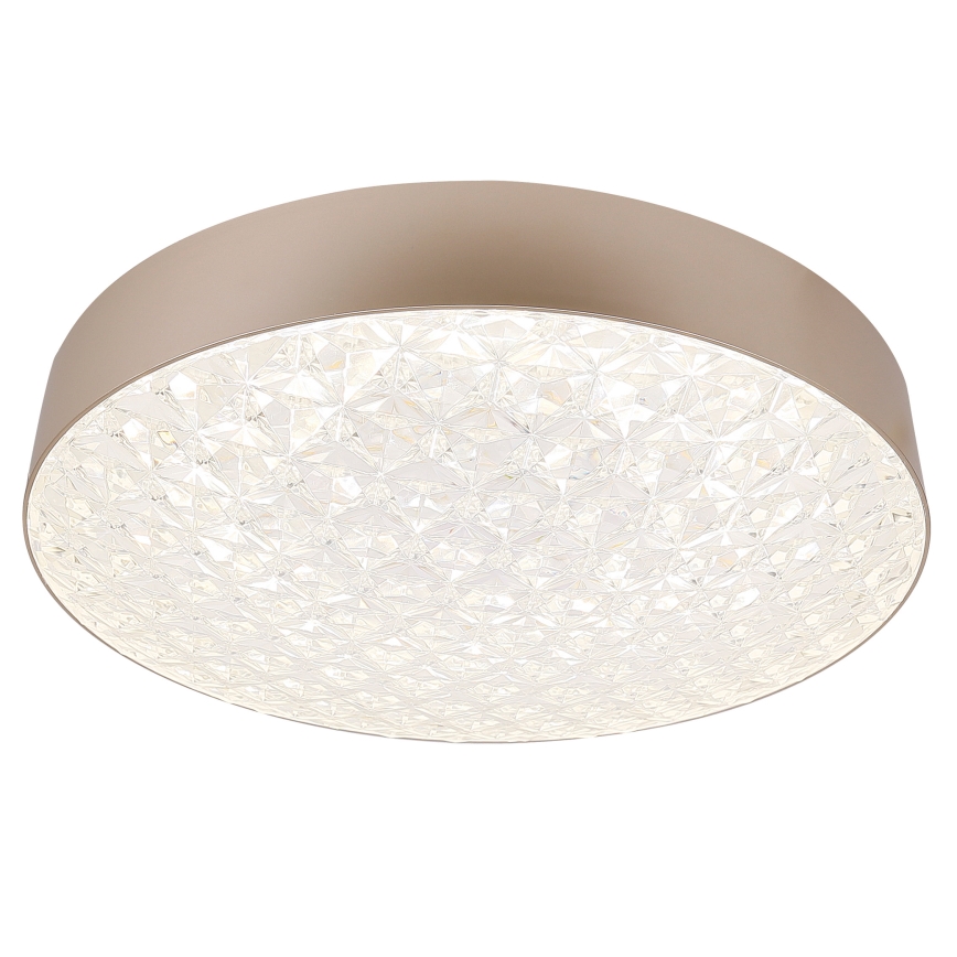 LED Stmievateľné stropné svietidlo LUXON LED/60W/230V 2800-6500K béžová + diaľkové ovládanie
