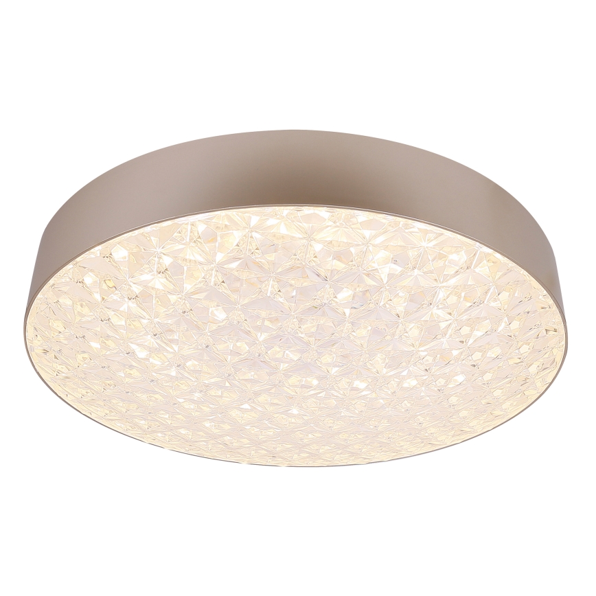 LED Stmievateľné stropné svietidlo LUXON LED/60W/230V 2800-6500K béžová + diaľkové ovládanie