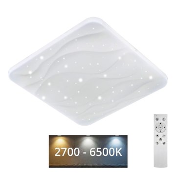 LED Stmievateľné stropné svietidlo NERIS LED/36W/230V 2700-6500K 43x43 cm + diaľkové ovládanie