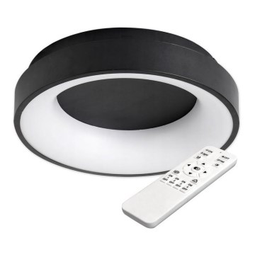 LED Stmievateľné stropné svietidlo NOVA LED/54W/230V 3000-6500K čierna + diaľkové ovládanie