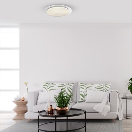 LED Stmievateľné stropné svietidlo ONTARIO LED/48W/230V 3000-6000K + diaľkové ovládanie