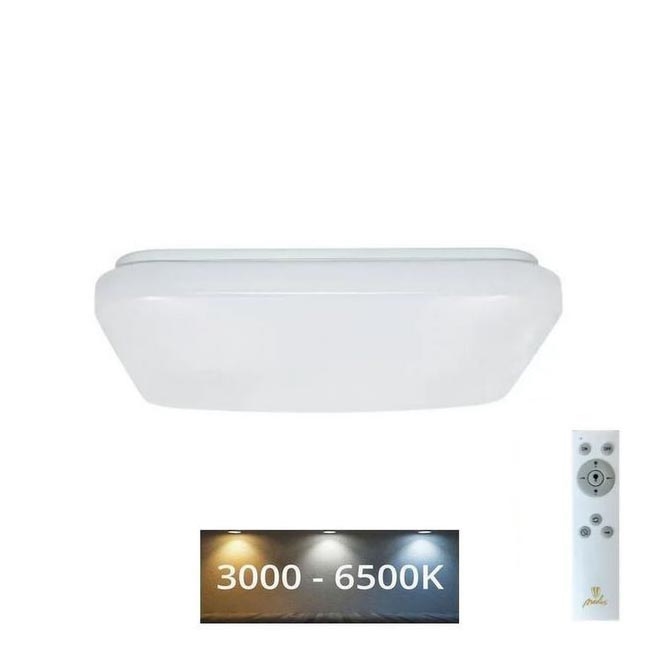 LED Stmievateľné stropné svietidlo OPAL LED/36W/230V 3000-6500K + diaľkové ovládanie