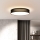 LED Stmievateľné stropné svietidlo PENLEY LED/48W/230V 3000-6500K pr.40 cm čierna + diaľkové ovládanie
