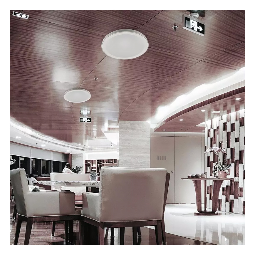 LED Stmievateľné stropné svietidlo s diaľkovým ovládačom LED/60W/230V pr. 50cm