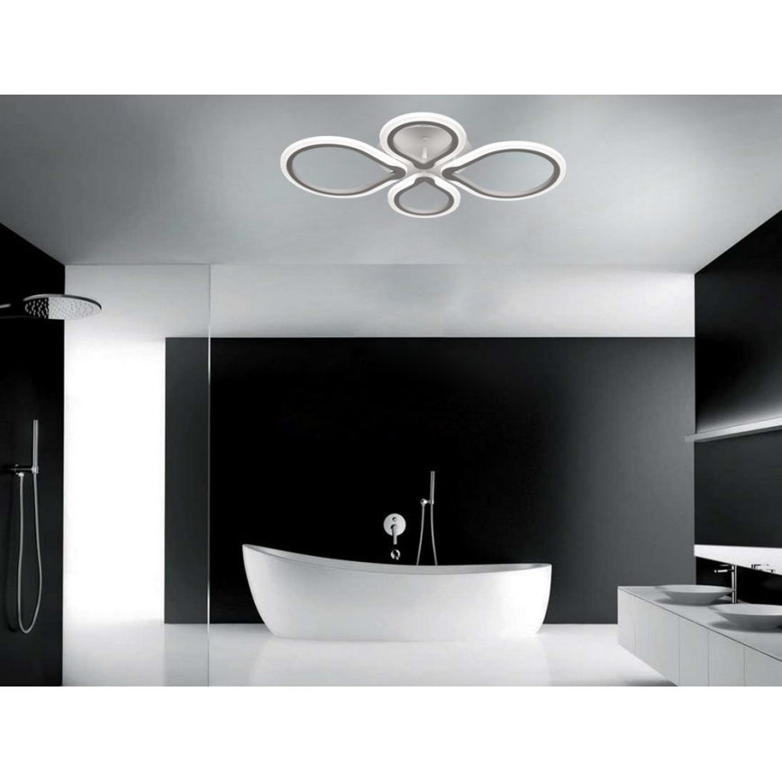 LED Stmievateľné stropné svietidlo TRIESTE 1xLED/52W/230V + diaľkové ovládanie