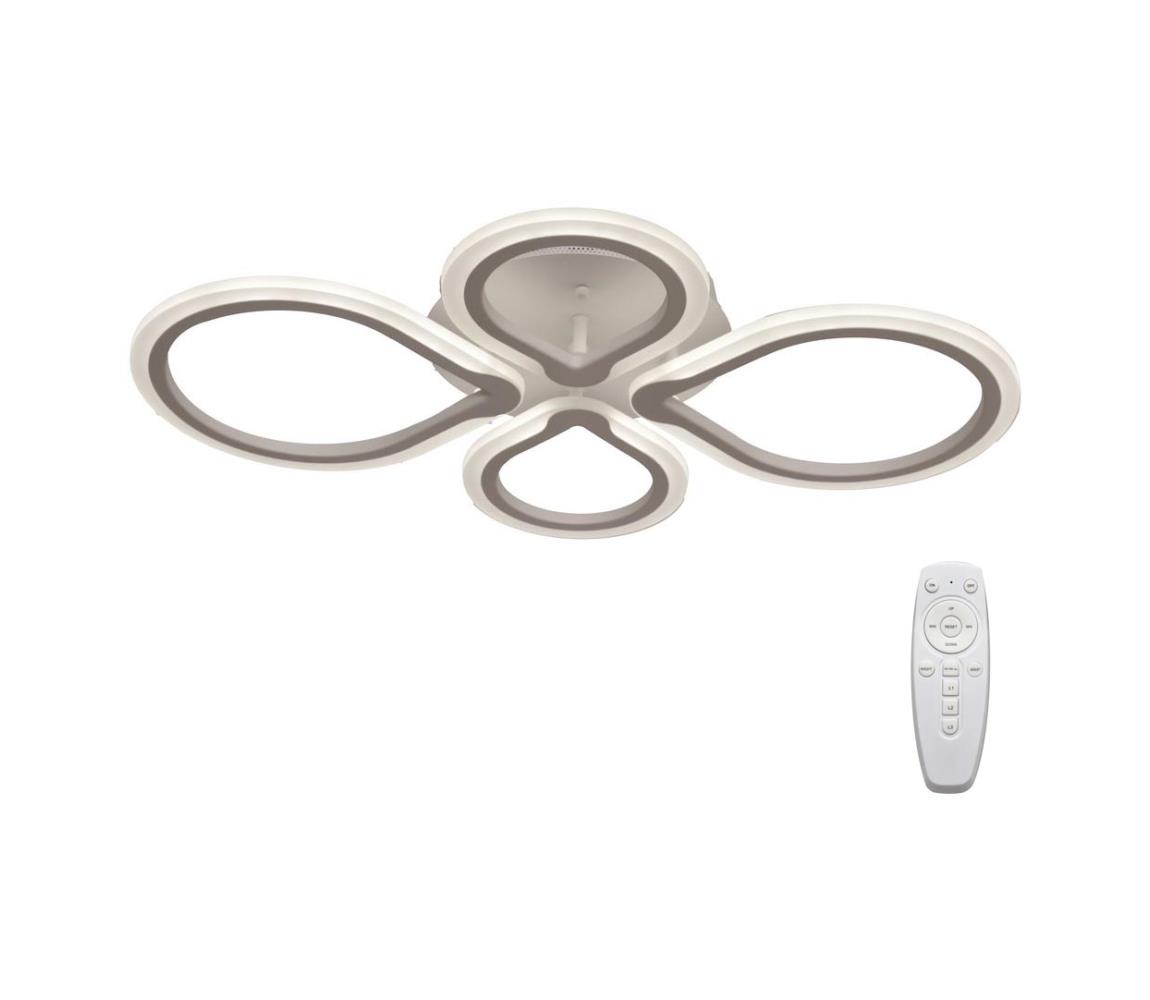 LED Stmievateľné stropné svietidlo s diaľkovým ovládačom TRIESTE LED/52W/230V P-A 6625/2+2