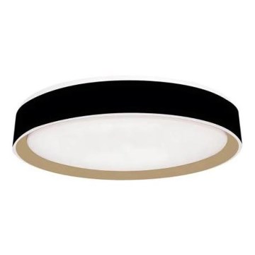 LED Stmievateľné stropné svietidlo s hlasovým ovládaním OPAL LED/48W/230V 2700-6500K čierna + diaľkové ovládanie