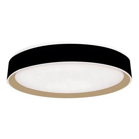 LED Stmievateľné stropné svietidlo s hlasovým ovládaním OPAL LED/48W/230V 2700-6500K čierna + diaľkové ovládanie