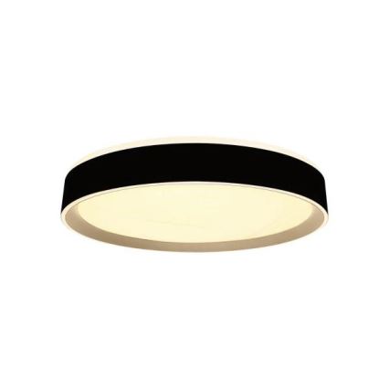 LED Stmievateľné stropné svietidlo s hlasovým ovládaním OPAL LED/48W/230V 2700-6500K čierna + diaľkové ovládanie