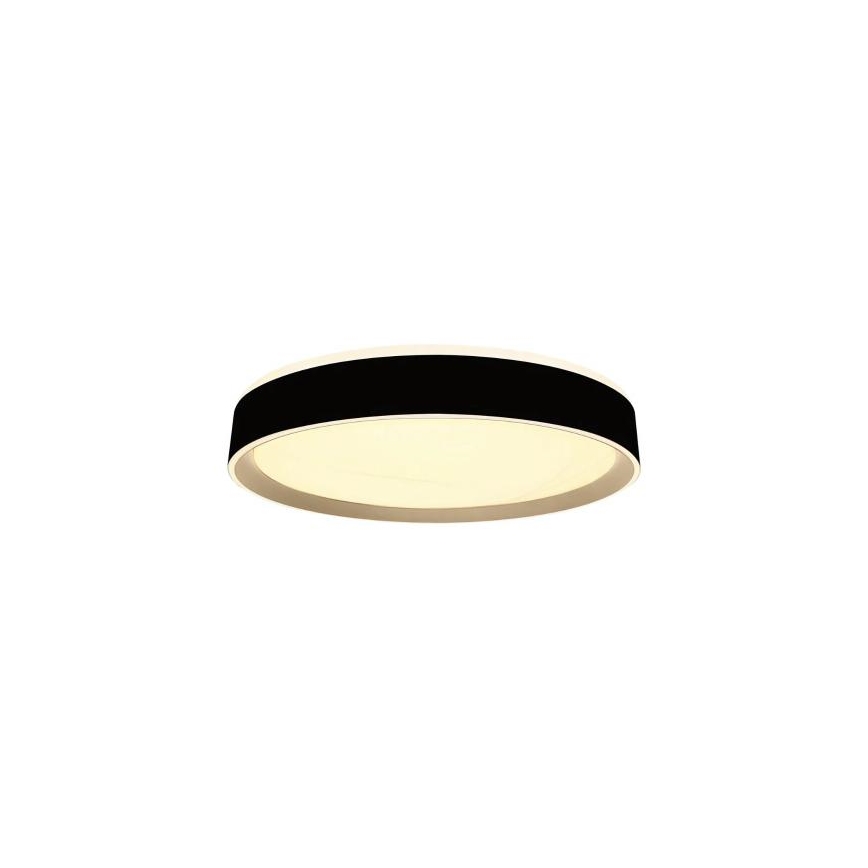 LED Stmievateľné stropné svietidlo s hlasovým ovládaním OPAL LED/48W/230V 2700-6500K čierna + diaľkové ovládanie