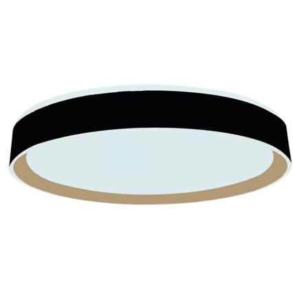 LED Stmievateľné stropné svietidlo s hlasovým ovládaním OPAL LED/48W/230V 2700-6500K čierna + diaľkové ovládanie