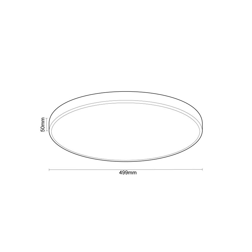 LED Stmievateľné stropné svietidlo s hlasovým ovládaním OPAL LED/48W/230V 2700-6500K čierna + diaľkové ovládanie