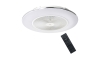 LED Stmievateľné stropné svietidlo s ventilátorom ARIA LED/38W/230V 3000-6000K biela + diaľkové ovládanie