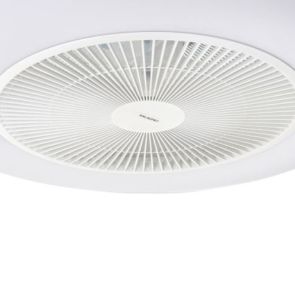 LED Stmievateľné stropné svietidlo s ventilátorom ARIA LED/38W/230V 3000-6000K biela + diaľkové ovládanie