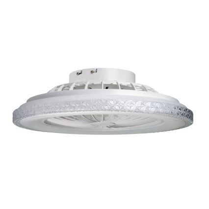 LED stmievateľné stropné svietidlo s ventilátorom EGYPT LED/48W/230V 3000-6500K biele + diaľkové ovládanie
