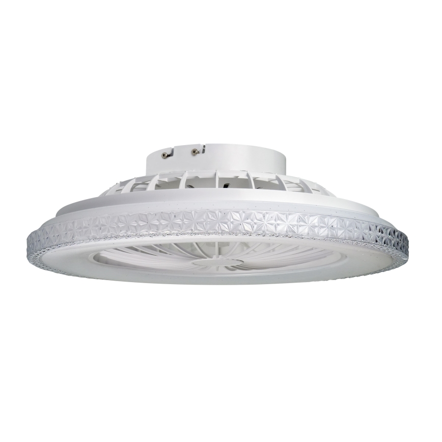 LED stmievateľné stropné svietidlo s ventilátorom EGYPT LED/48W/230V 3000-6500K biele + diaľkové ovládanie
