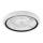 LED Stmievateľné stropné svietidlo s ventilátorom GEMMA LED/37W/230V biela + diaľkové ovládanie