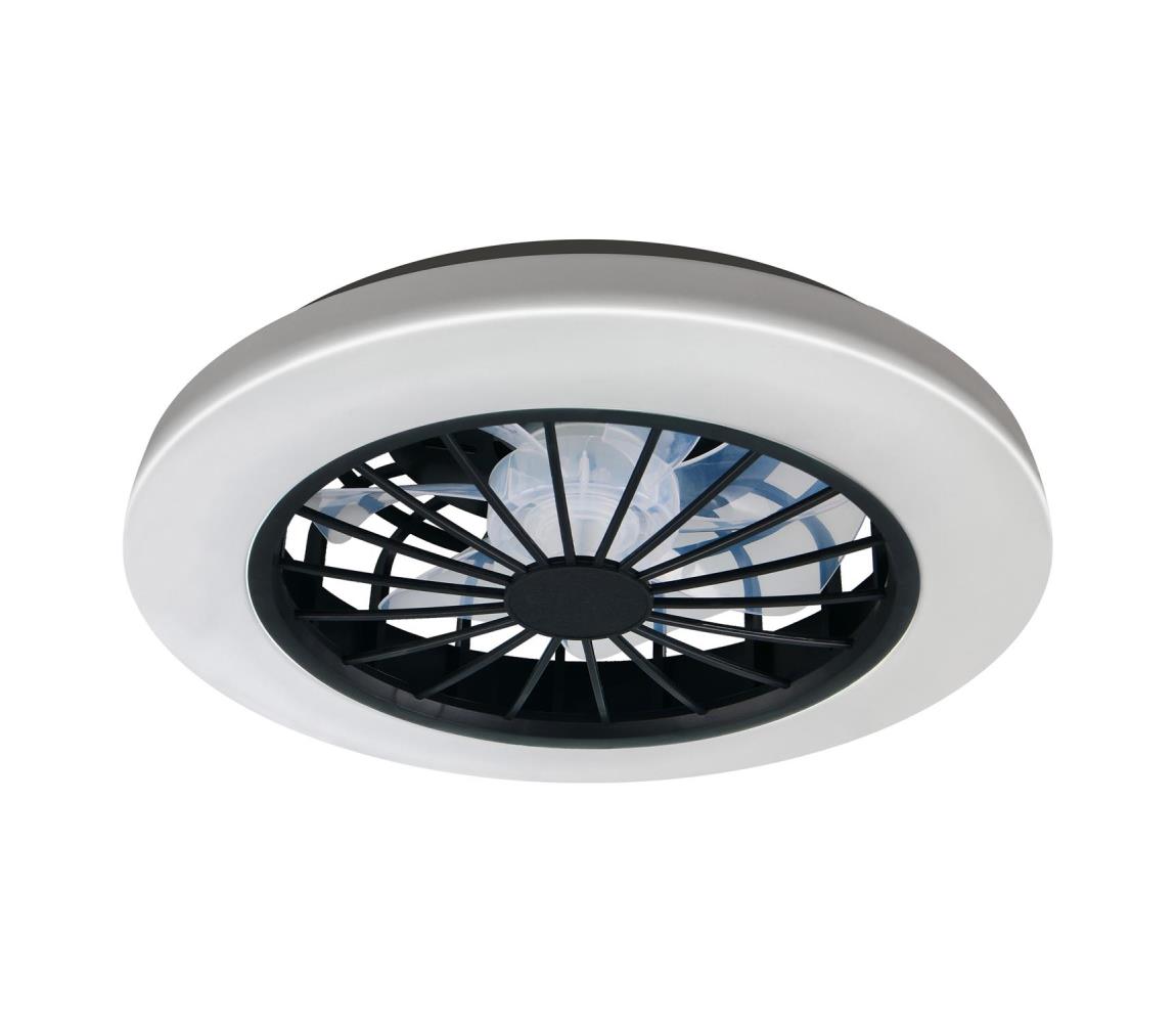 LED stmievateľné stropné svietidlo s látorom GHANA LED/24W/230V biela/čierna+DO 341303