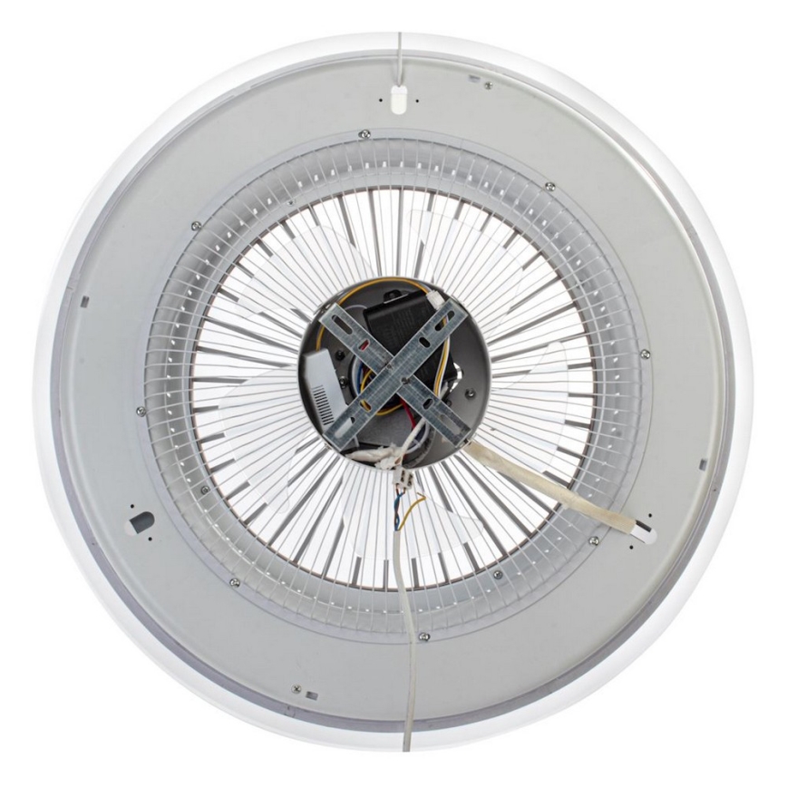 LED Stmievateľné stropné svietidlo s ventilátorom ZEPHYR LED/48W/230V 3000-6000K zlatá + diaľkové ovládanie