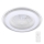 LED Stmievateľné stropné svietidlo s ventilátorom ZONDA LED/65W/230V strieborná + diaľkové ovládanie