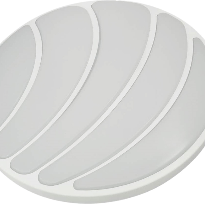 LED Stmievateľné stropné svietidlo SHELL WHITE LED/40W/230V + diaľkové ovládanie