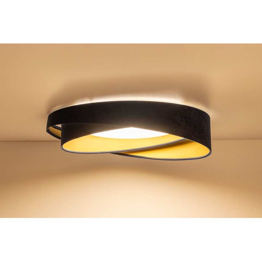 LED stmievateľné stropné svietidlo SMART GALAXY MODERN LED/24W/230V 3000-6500K pr. 55 cm modrá/zlatá + diaľkové ovládanie