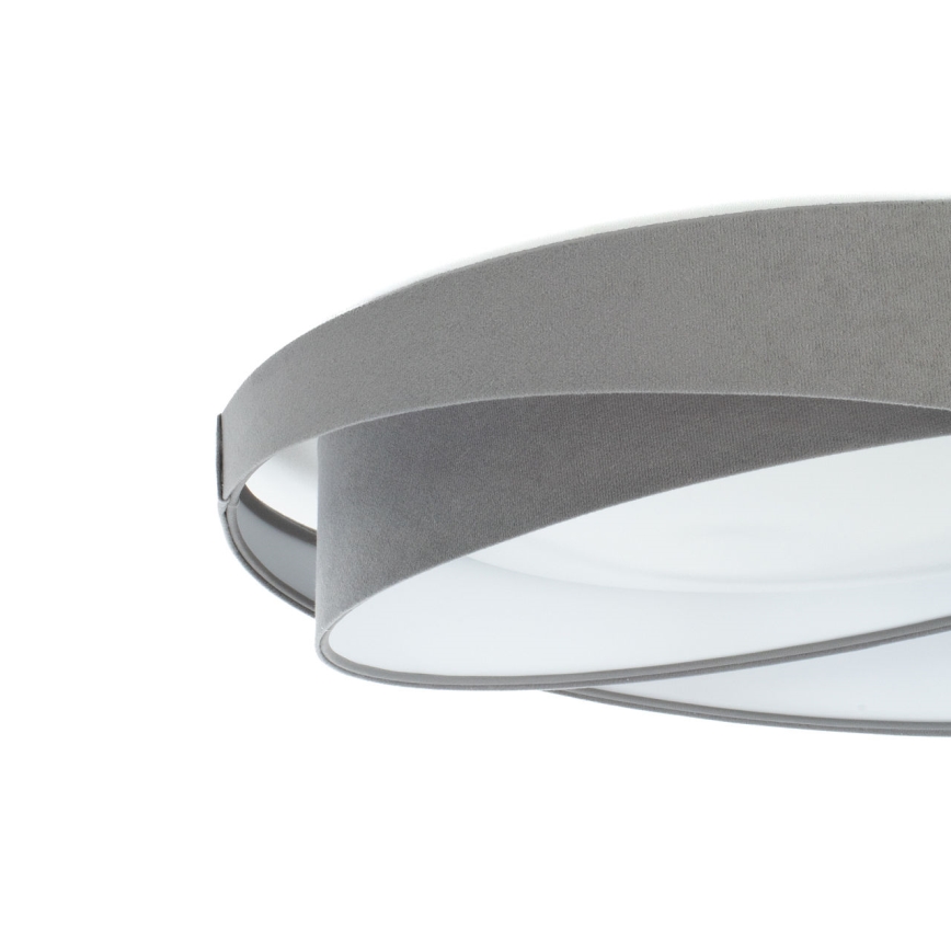 LED stmievateľné stropné svietidlo SMART GALAXY MODERN LED/24W/230V 3000–6500K priemer 55 cm sivá/biela + diaľkové ovládanie