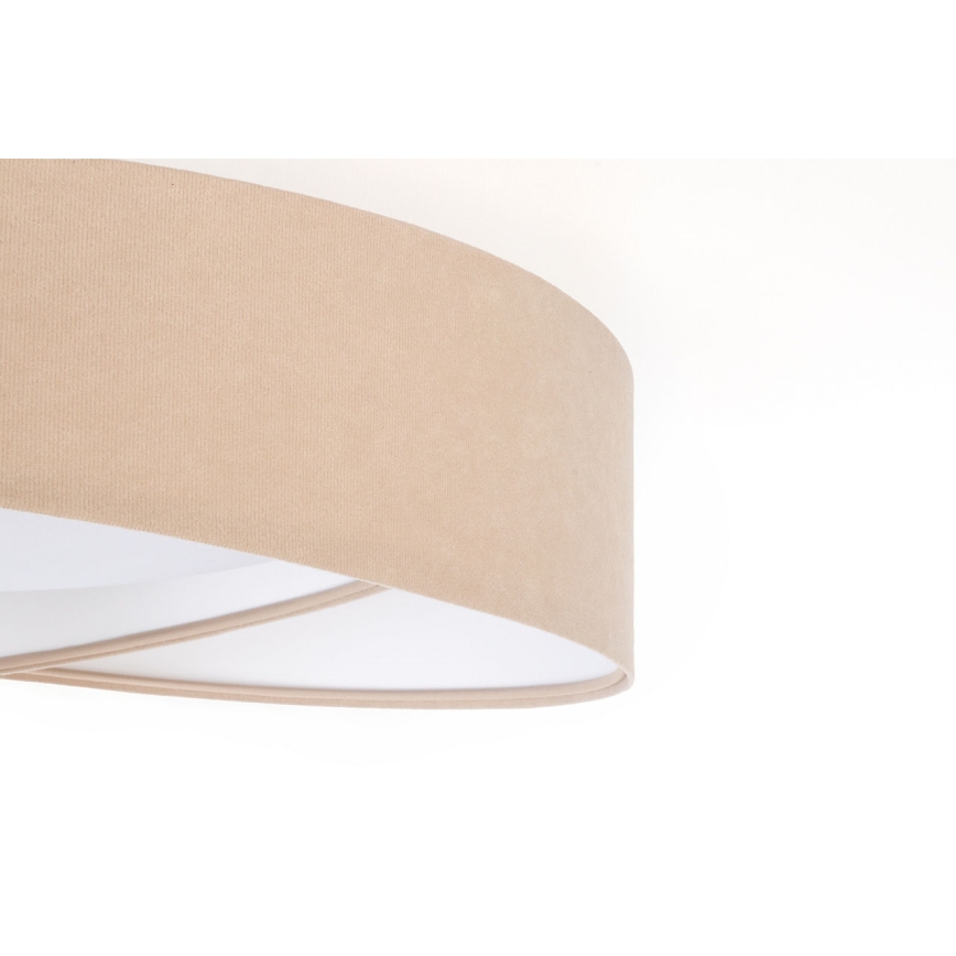 LED stmievateľné stropné svietidlo SMART GALAXY MODERN LED/24W/230V 3000-6500K pr. 55 cm béžová/biela + diaľkové ovládanie