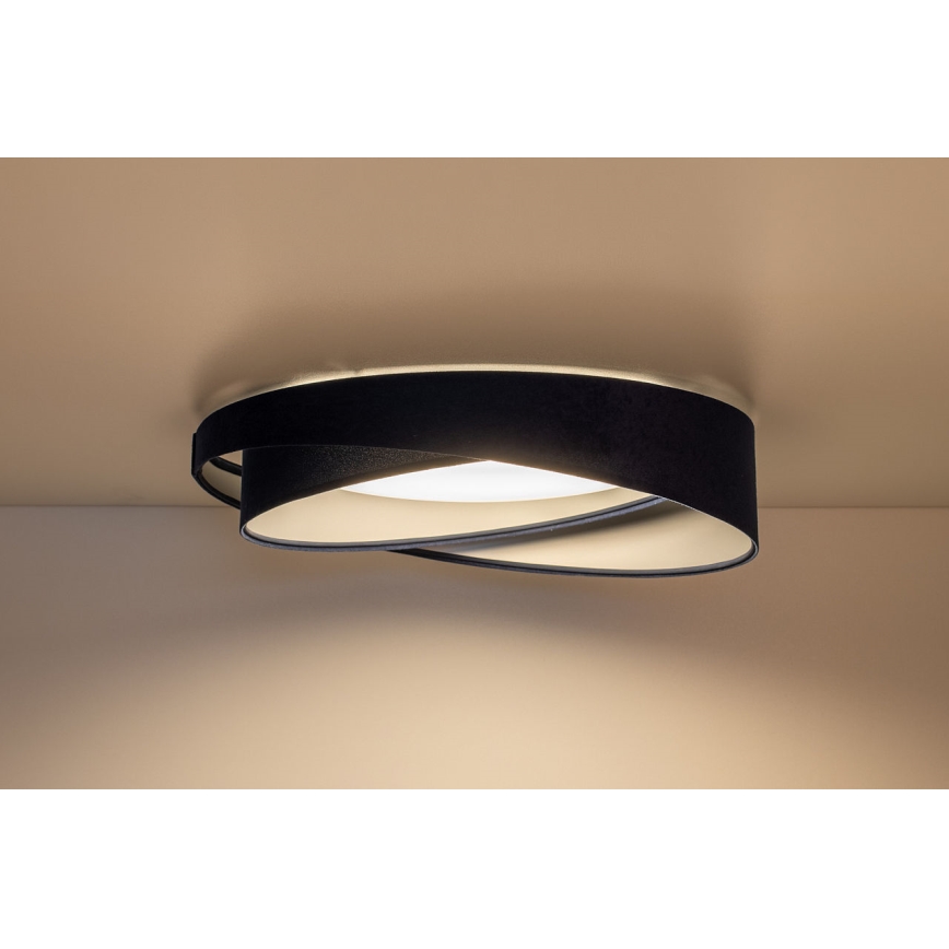 LED stmievateľné stropné svietidlo SMART GALAXY MODERN LED/24W/230V 3000-6500K pr. 55 cm modré/strieborné + diaľkové ovládanie