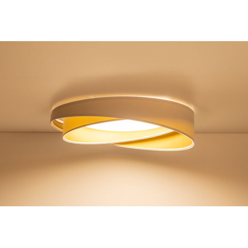 LED Stmievateľné stropné svietidlo SMART GALAXY MODERN LED/24W/230V 3000-6500K priemer 55 cm biela/zlatá + diaľkové ovládanie