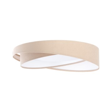 LED stmievateľné stropné svietidlo SMART GALAXY MODERN LED/24W/230V 3000-6500K pr. 55 cm béžová/biela + diaľkové ovládanie