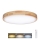 LED Stmievateľné stropné svietidlo SOLID OAK LED/48W/230V 3000-6500K dub pr. 39 cm + diaľkové ovládanie