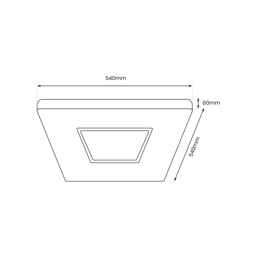 LED Stmievateľné stropné svietidlo SPARKY LED/65W/230V 3000-6000K+diaľkové ovládanie