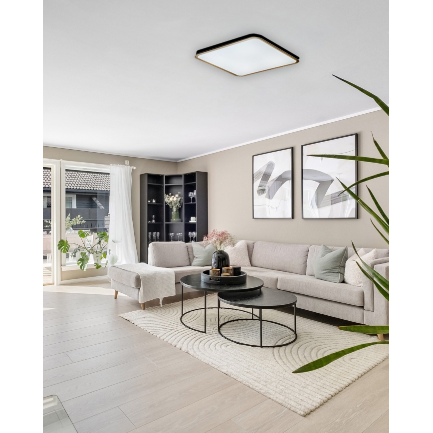 LED Stmievateľné stropné svietidlo UNA LED/60W/230V 2700-6500K 50x50 cm + diaľkové ovládanie