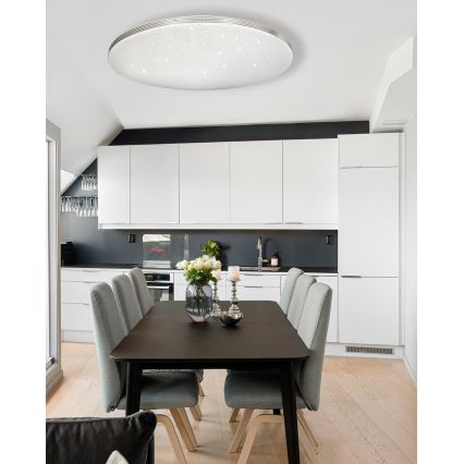 LED Stmievateľné stropné svietidlo VENTA LED/60W/230V 2700-6500K pr. 58 cm + diaľkové ovládanie