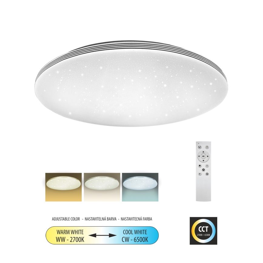 LED Stmievateľné stropné svietidlo VENTA LED/60W/230V 2700-6500K pr. 58 cm + diaľkové ovládanie