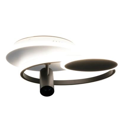 LED Stmievateľné stropné svietidlo LED/65W/230V 3000-6500K biela/čierna + diaľkové ovládanie