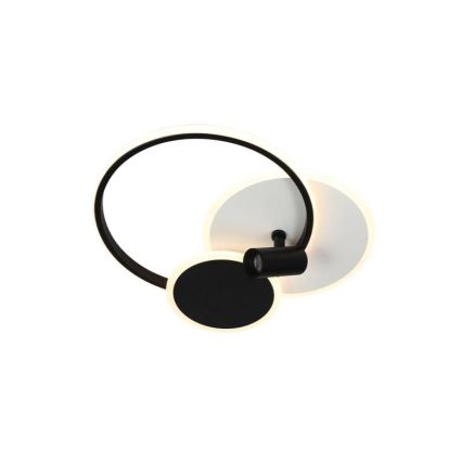 LED Stmievateľné stropné svietidlo LED/65W/230V 3000-6500K biela/čierna + diaľkové ovládanie