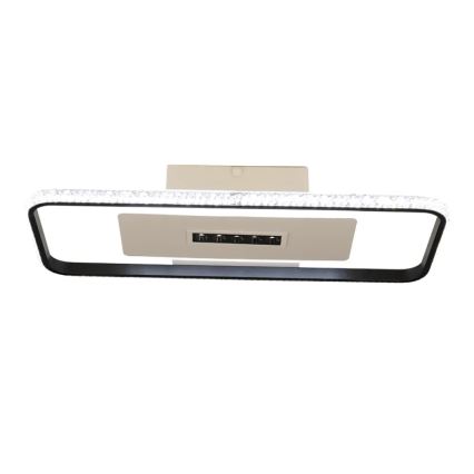 LED Stmievateľné stropné svietidlo LED/75W/230V 3000-6500K biela/čierna + diaľkové ovládanie