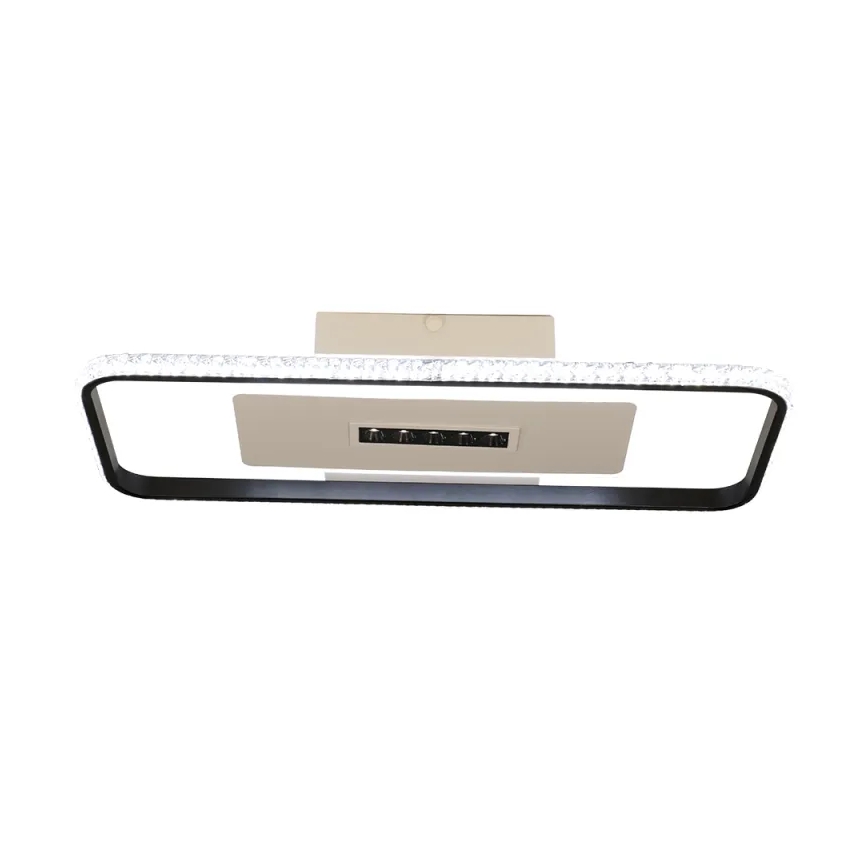 LED Stmievateľné stropné svietidlo LED/75W/230V 3000-6500K biela/čierna + diaľkové ovládanie