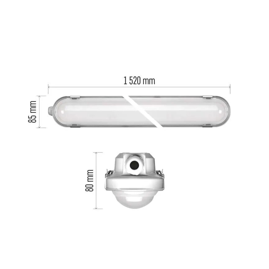 LED Stmievateľné technické svietidlo MISTY LED/29/37/45/51W/230V 6500K IP66