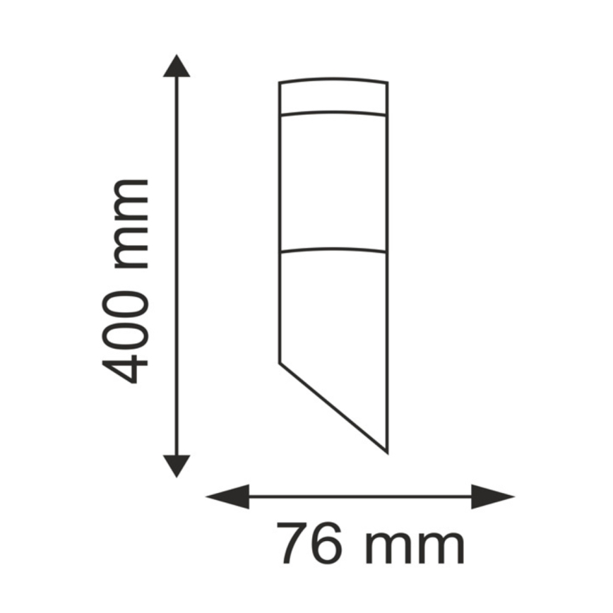 LED stlmiteľné vonkajšie nástenné svietidlo LIVIA 1xE27/6W/230V 2700–6500K Wi-Fi IP44 strieborné