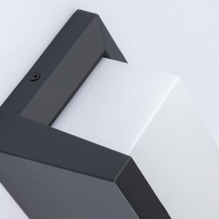 LED stmievateľné vonkajšie nástenné svietidlo NEELY 1xE27/6W/230V 2700-6500K IP54 antracit