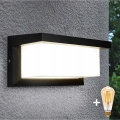 LED stmievateľné vonkajšie nástenné svietidlo NEELY 1xE27/W/230V 2700-6500K IP54 čierne