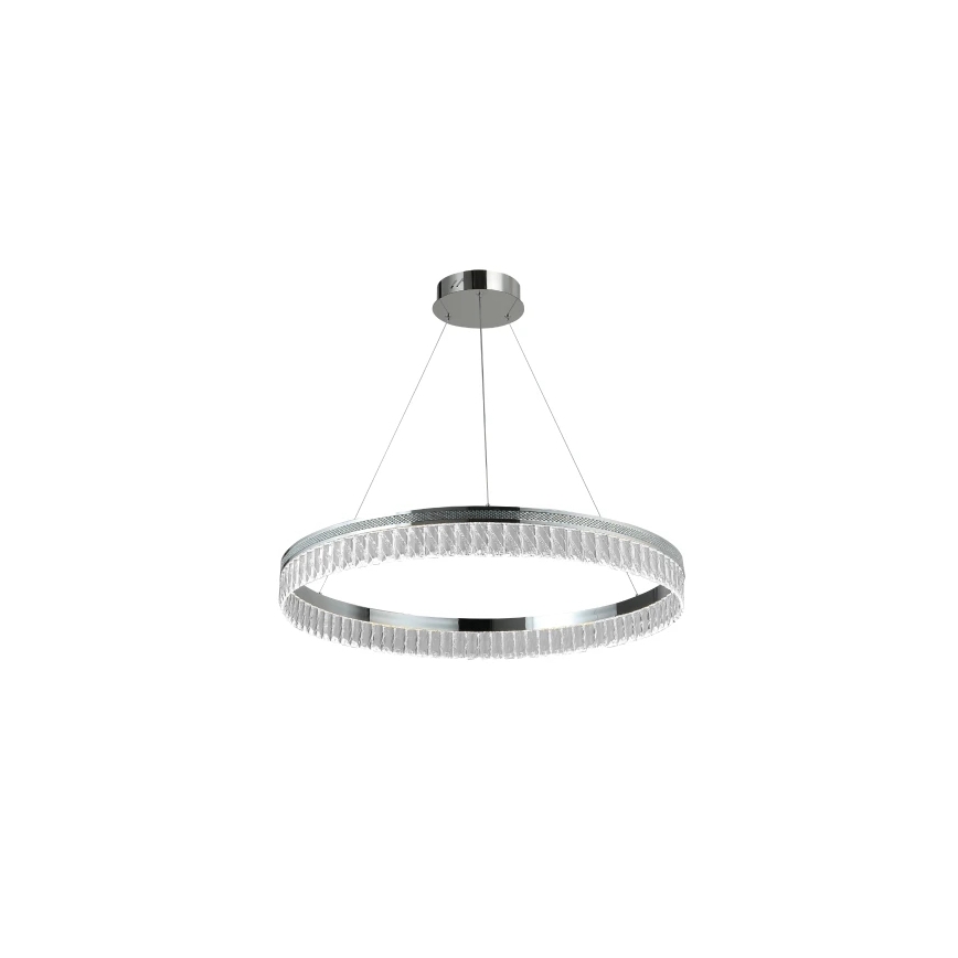 LED stmievateľný krištáľový luster na lanku THALIA LED/55W/230V 3000-6000K priemer 80 cm + diaľkové ovládanie